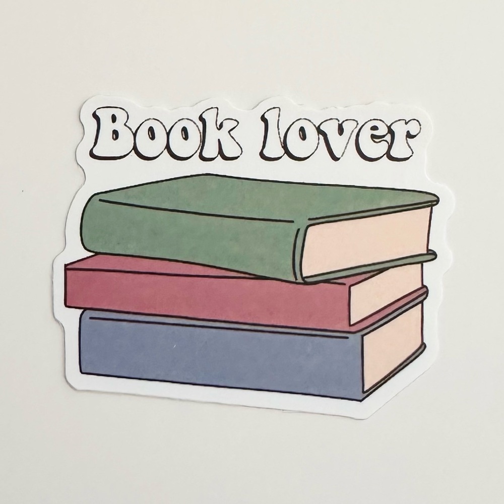 10/$10 Book Lover Sticker